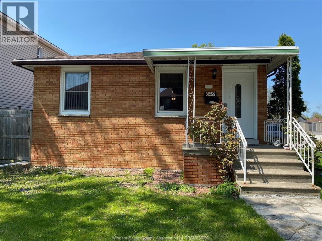 849 DOUGALL AVENUE Unit# MAIN, Windsor, Ontario